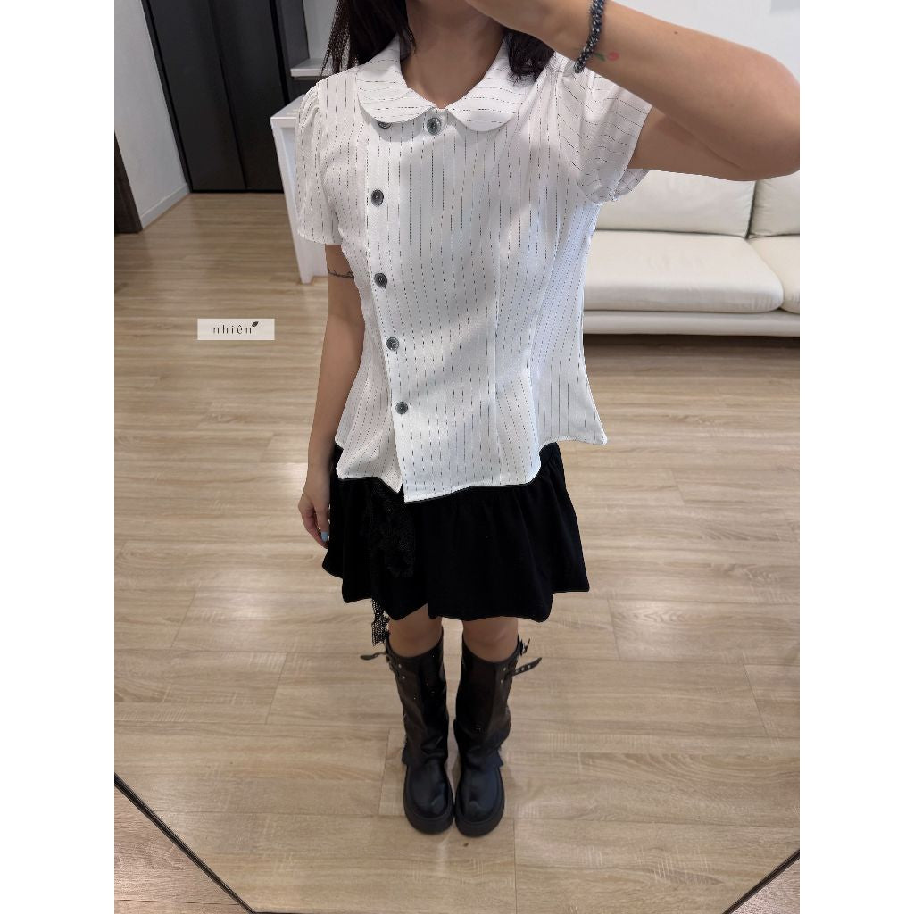 Nhien Vintage Motion Top