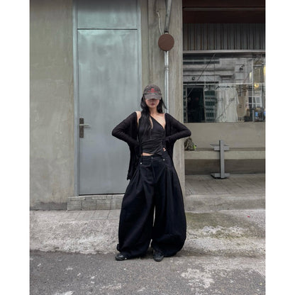 Sagittarius A+ Multi Rivet Wide Pants