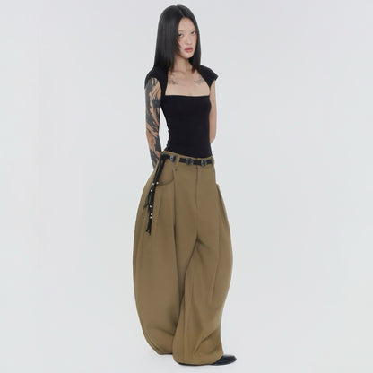 Sagittarius A+ Multi Rivet Wide Pants