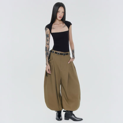 Sagittarius A+ Multi Rivet Wide Pants