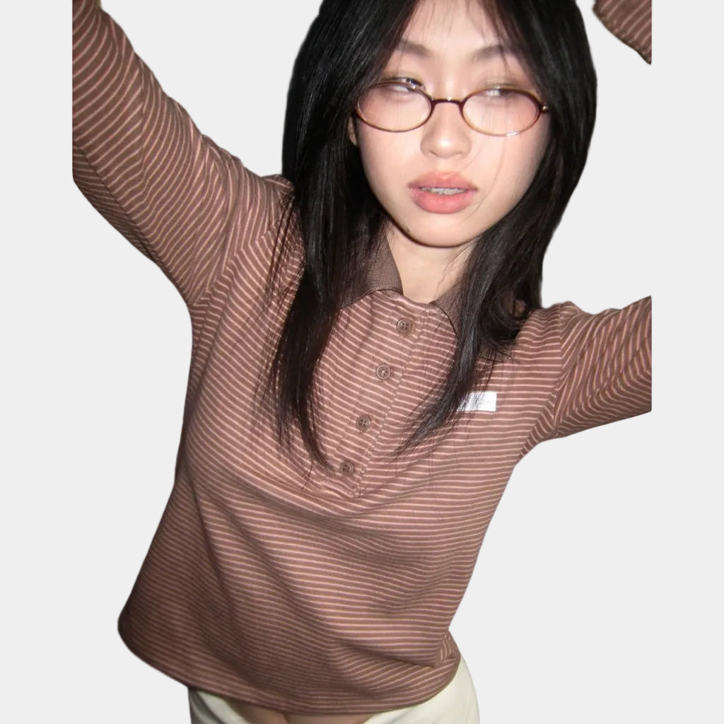 61__comfy Mushroom Fit Polo