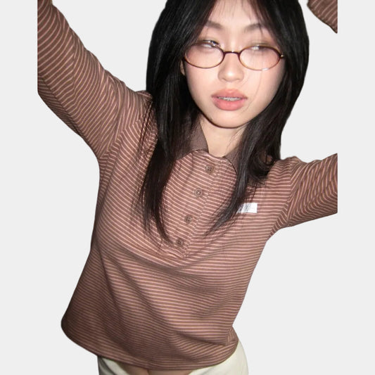 61__comfy Mushroom Fit Polo