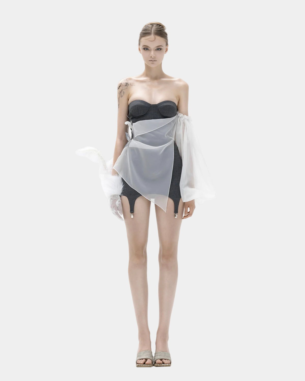 Huelleyrose Nysa Dress With Nysa Butterfly Pins