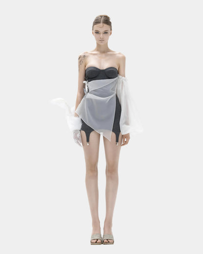 Huelleyrose Nysa Dress With Nysa Butterfly Pins