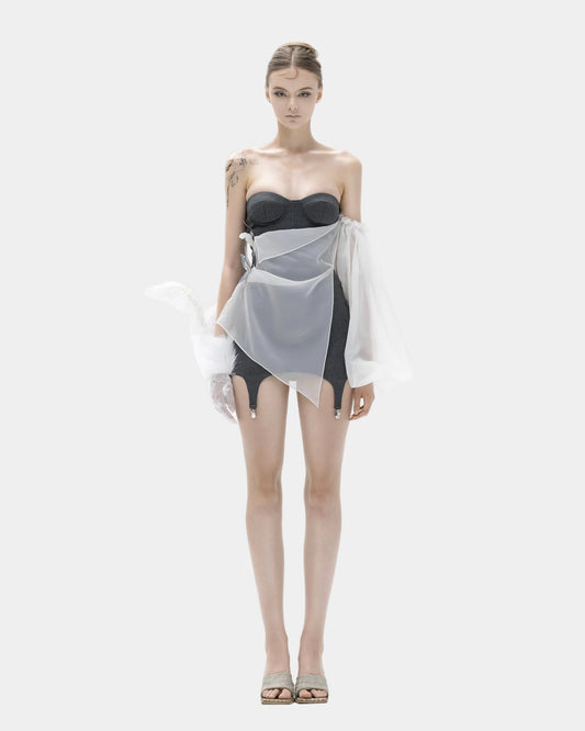 Huelleyrose Nysa Dress With Nysa Butterfly Pins