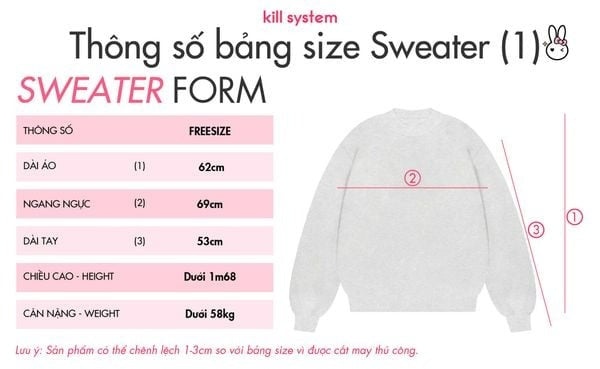Kill System N? Okela Sweater (Pre-order) - Em Clothing