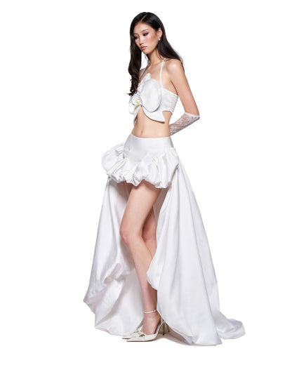 Viery Nerd Orchid Top - White