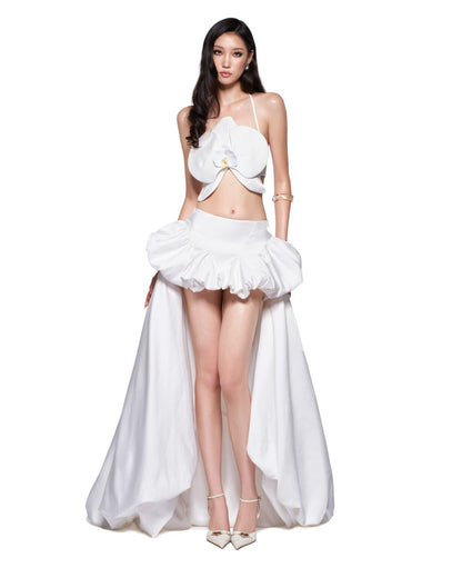Viery Nerd Orchid Top - White