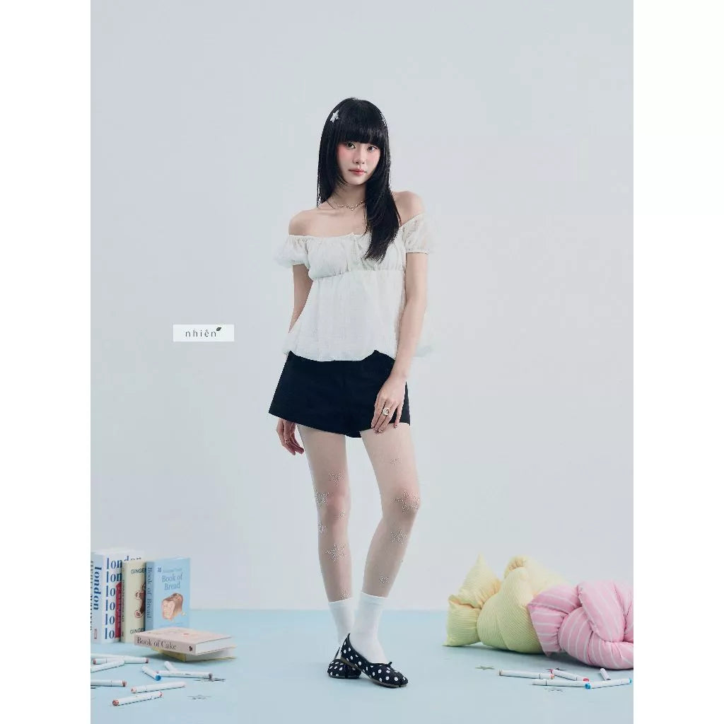 Nhien Vintage Heat Wave Short