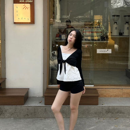 Nhien Vintage Heat Wave Short