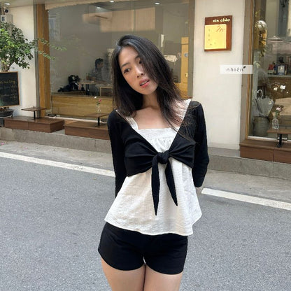 Nhien Vintage Heat Wave Short