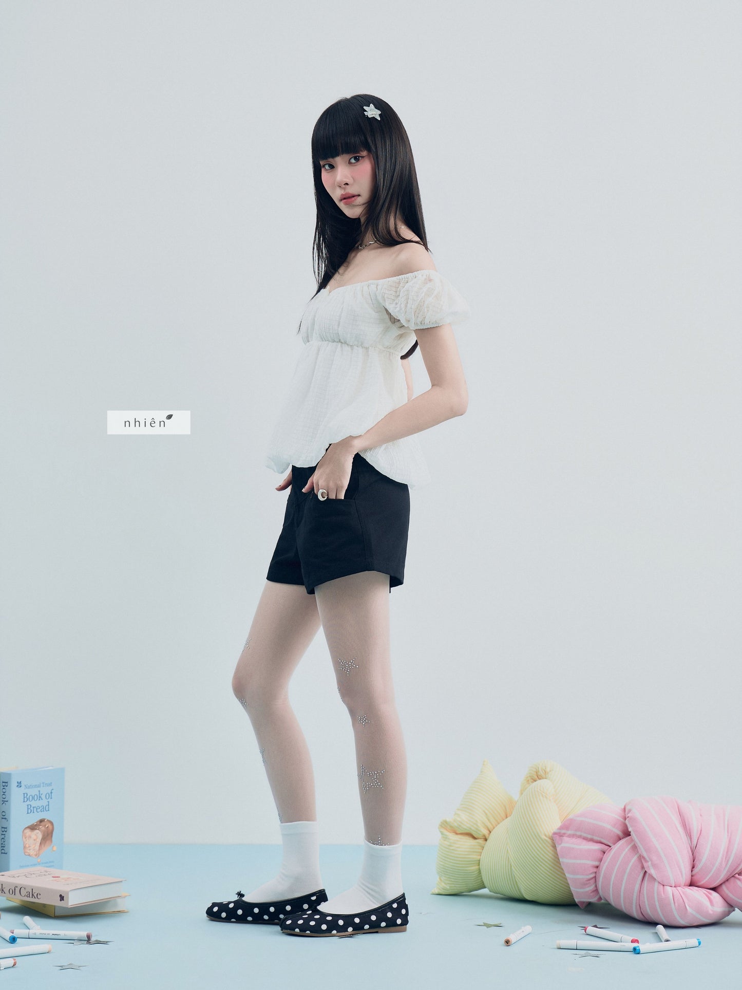 Nhien Vintage Heat Wave Short