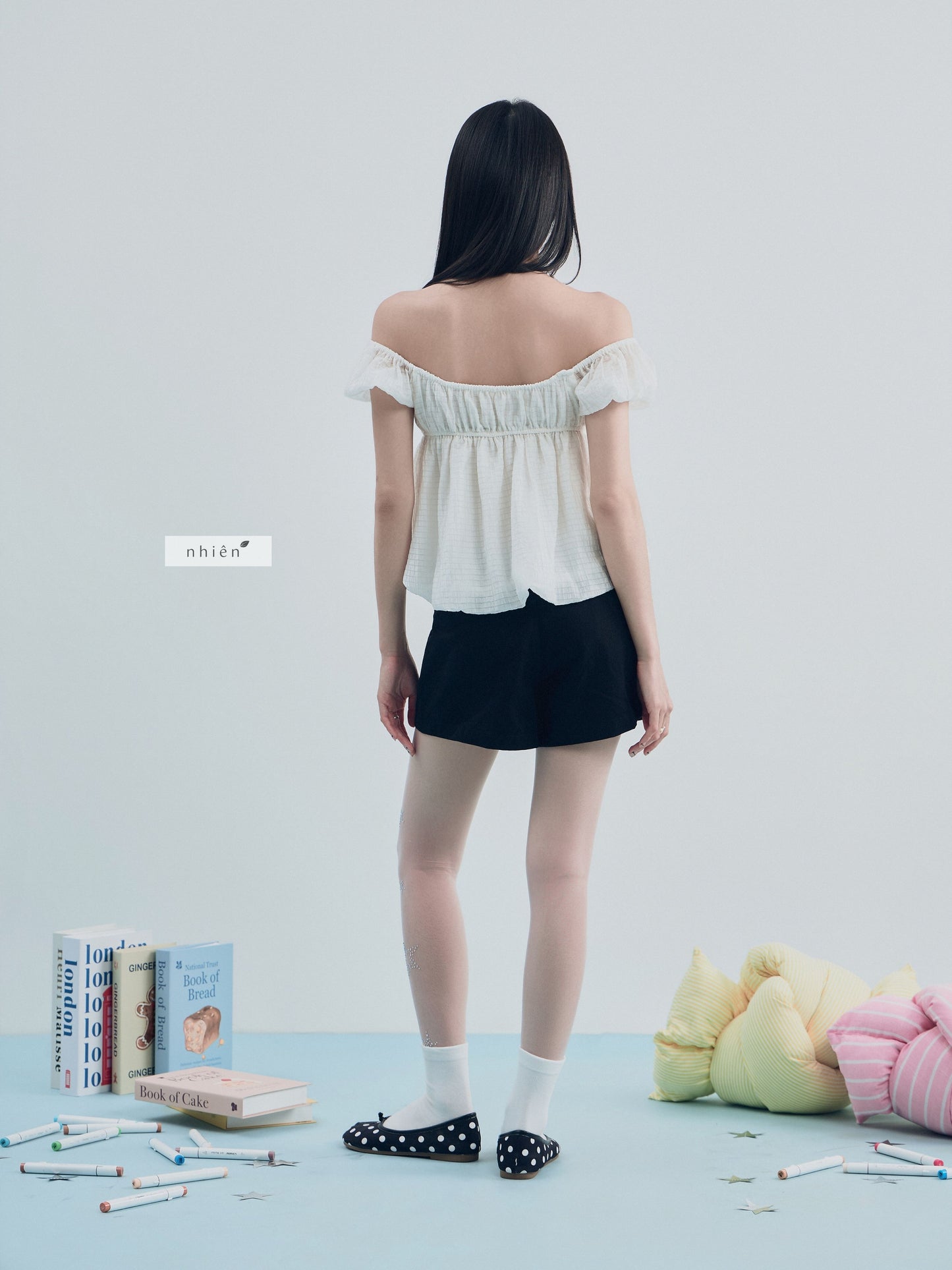 Nhien Vintage Heat Wave Short