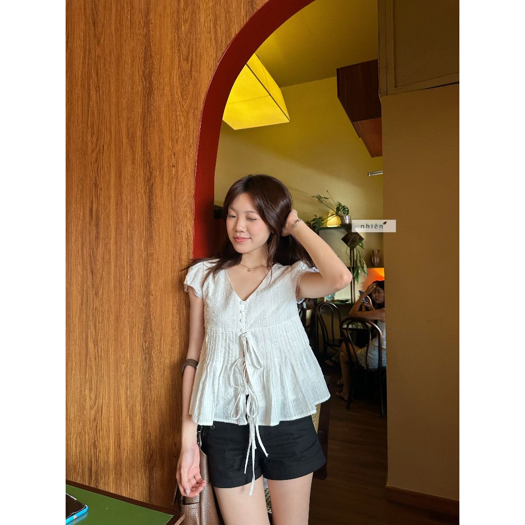 Nhien Vintage Heat Wave Short