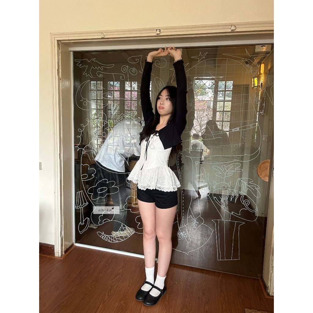 Nhien Vintage Heat Wave Short