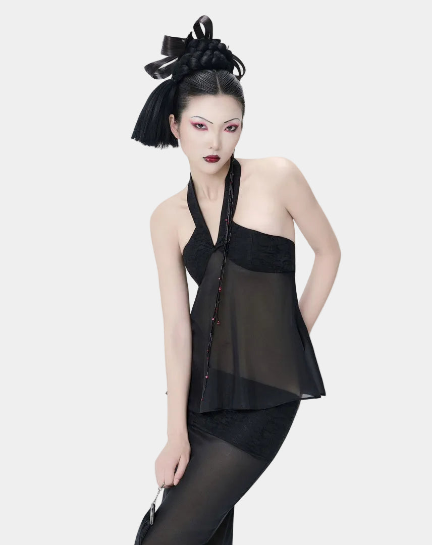 Liniss Noir Top