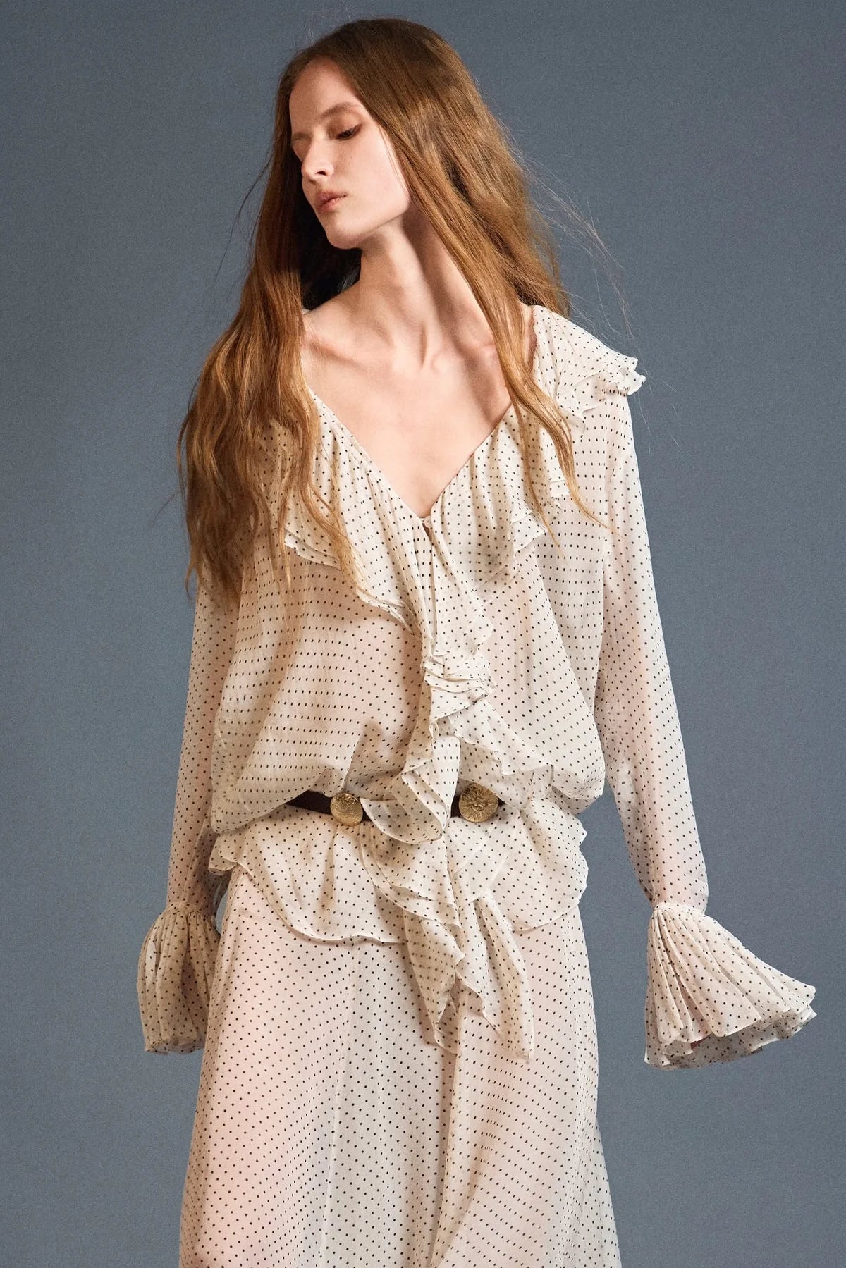 Huong Boutique Nomad Ruffle Blouse