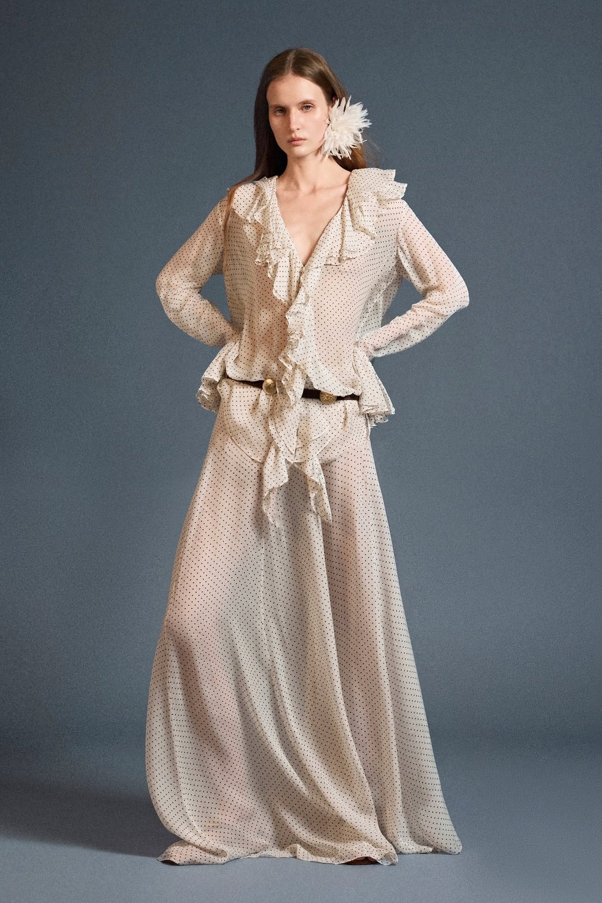 Huong Boutique Nomad Ruffle Blouse