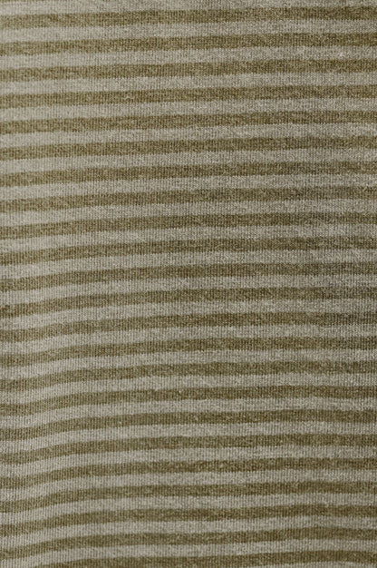 Libe Olive Striped Polo Top (Pre-order)