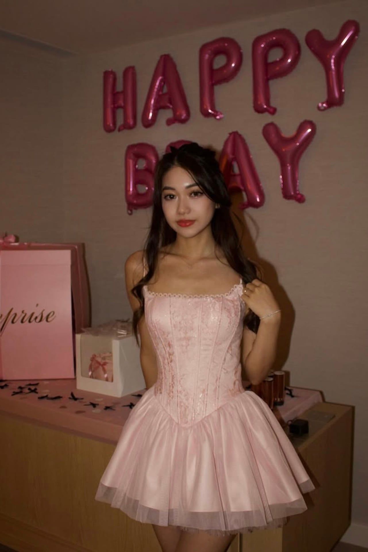 Jubin Ophelia Dress - Pink