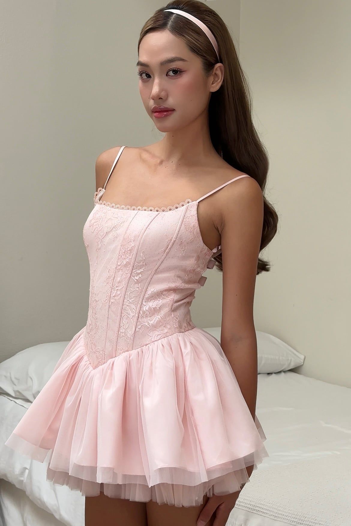 Jubin Ophelia Dress - Pink