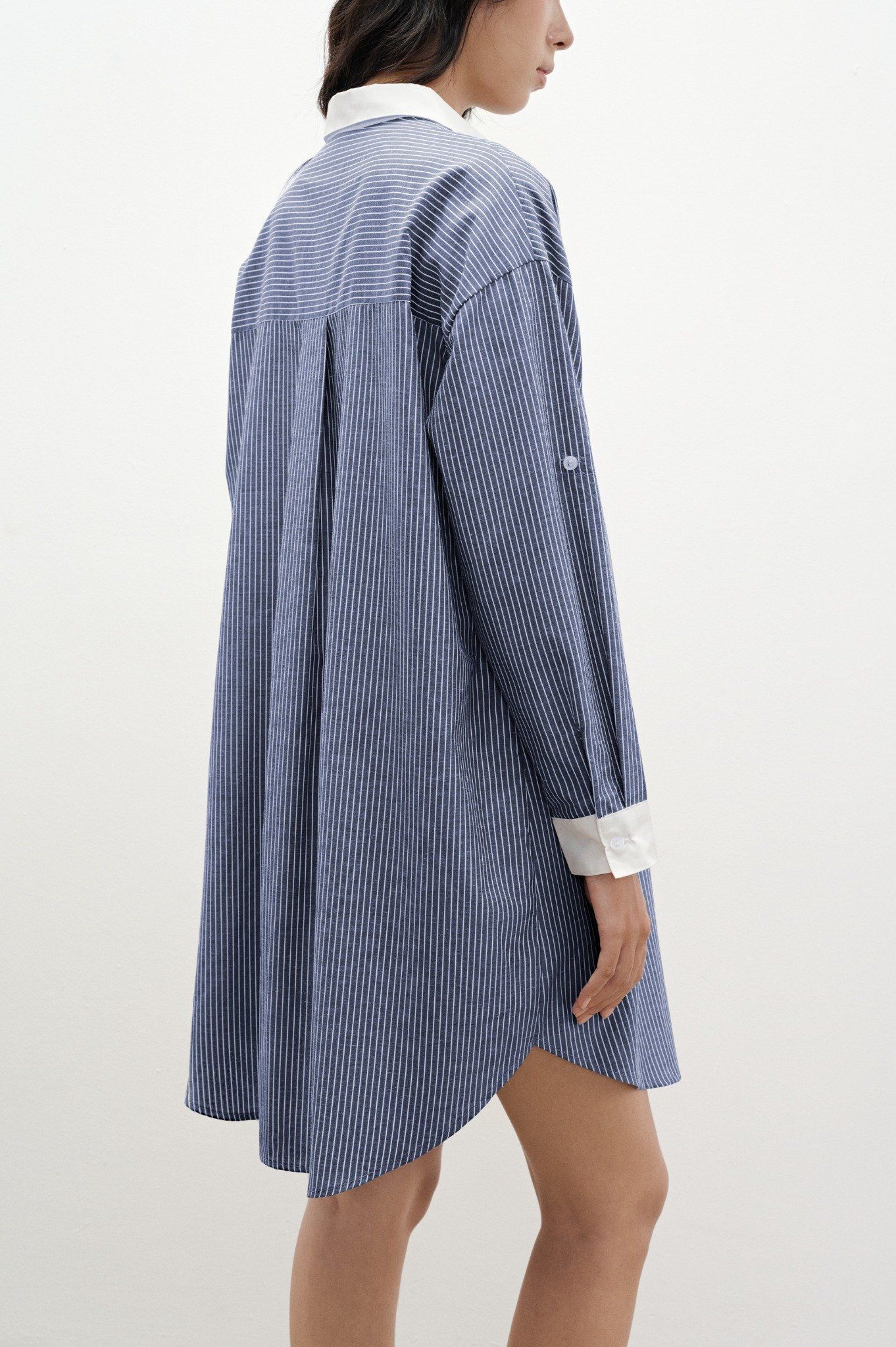 Libe Oversized Mini Shirt Dress (Pre-order)