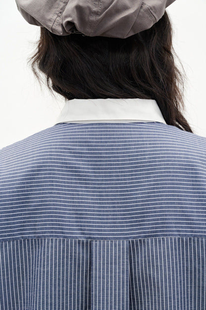 Libe Oversized Mini Shirt Dress (Pre-order)
