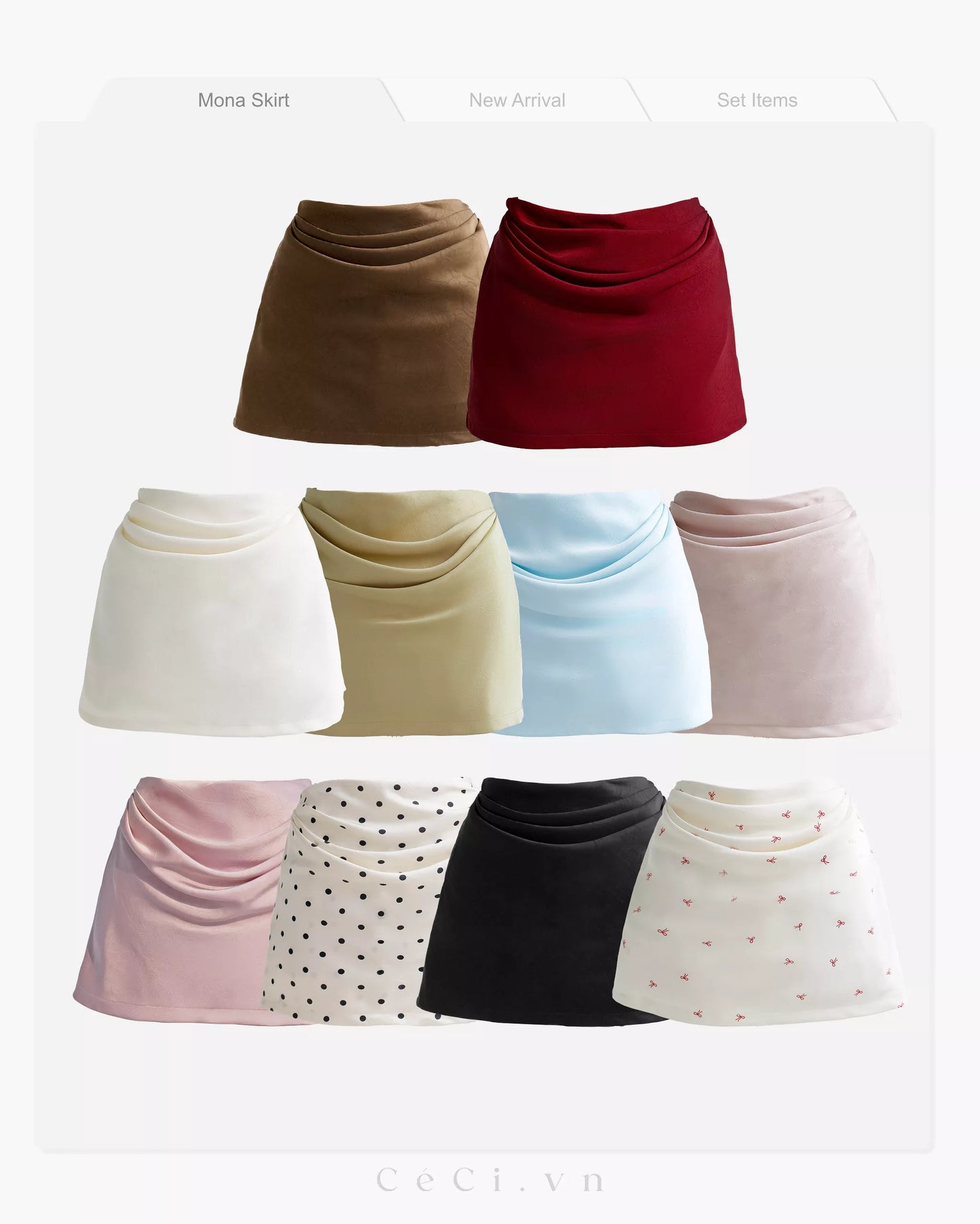 Ceci Mona Skirt - Pearl Veil