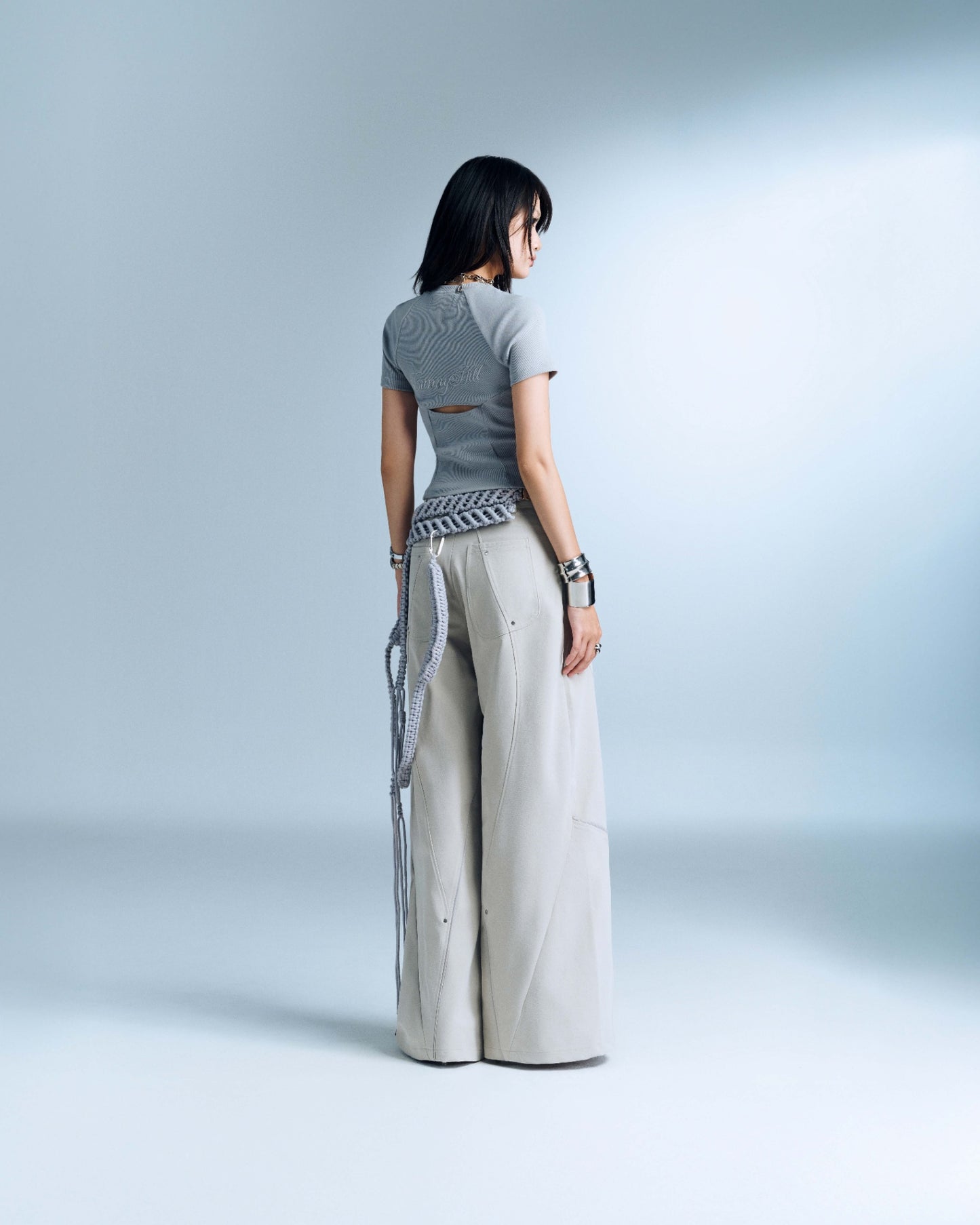 Bunny Hill Persea Top - Blue Grey (Pre-order)