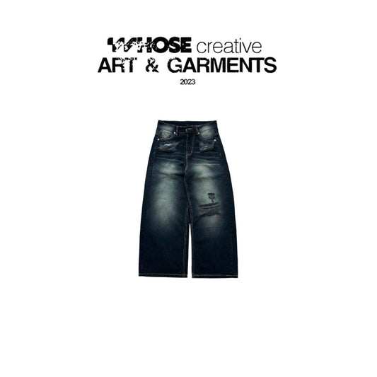 WHOSE Phantom Baggy Jeans (Pre-order)