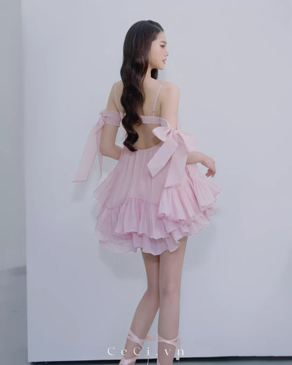 Ceci Phoebe Dress - Baby Rose