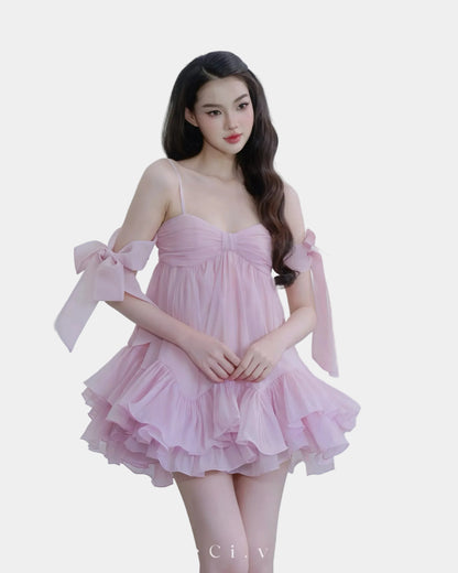 Ceci Phoebe Dress - Baby Rose