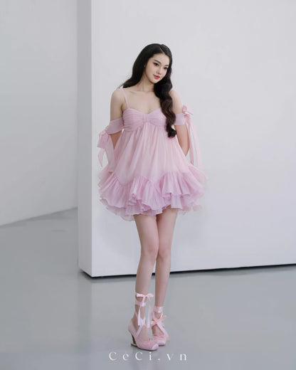 Ceci Phoebe Dress - Baby Rose