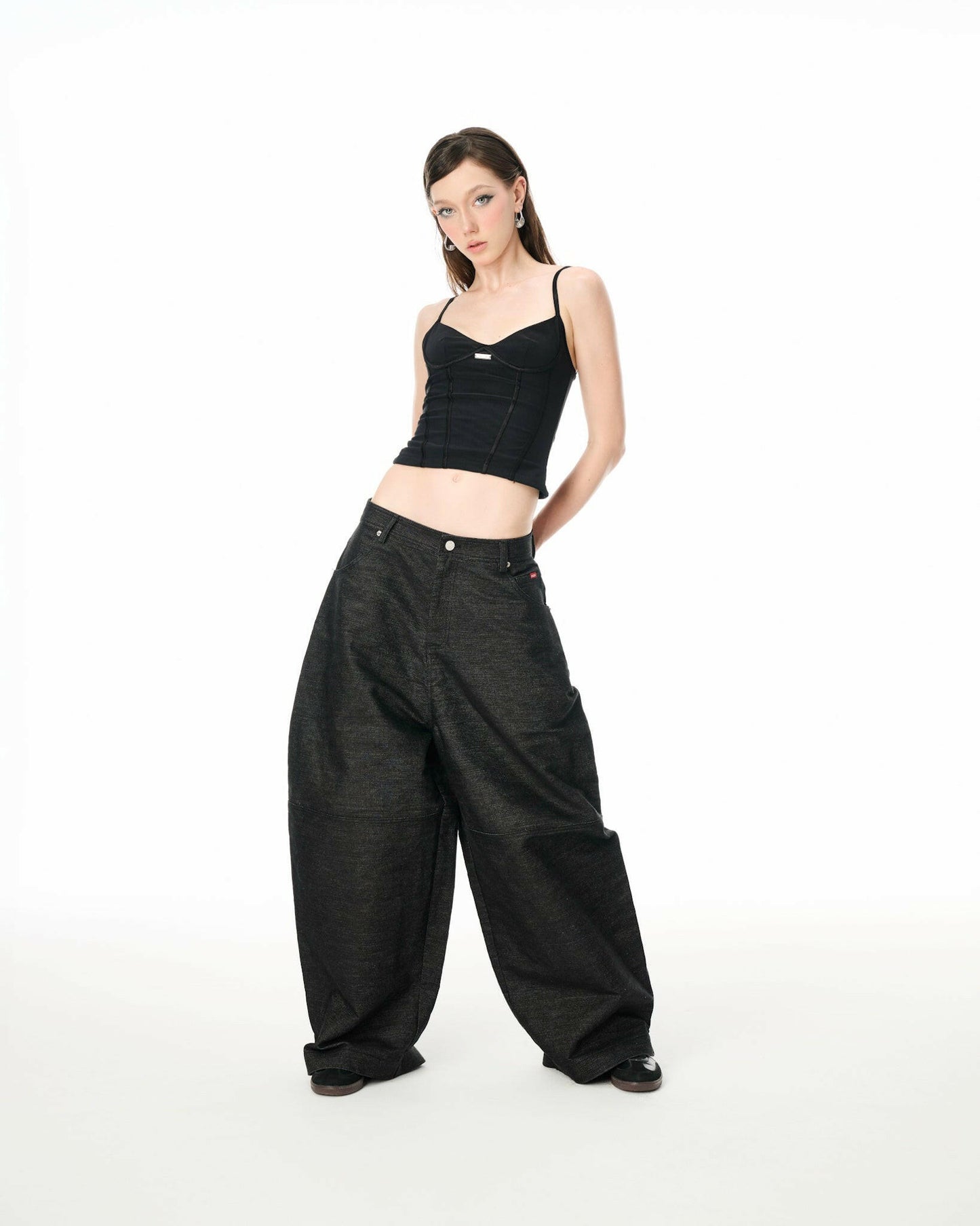 Push Push Pp Mesh Sculpt Top