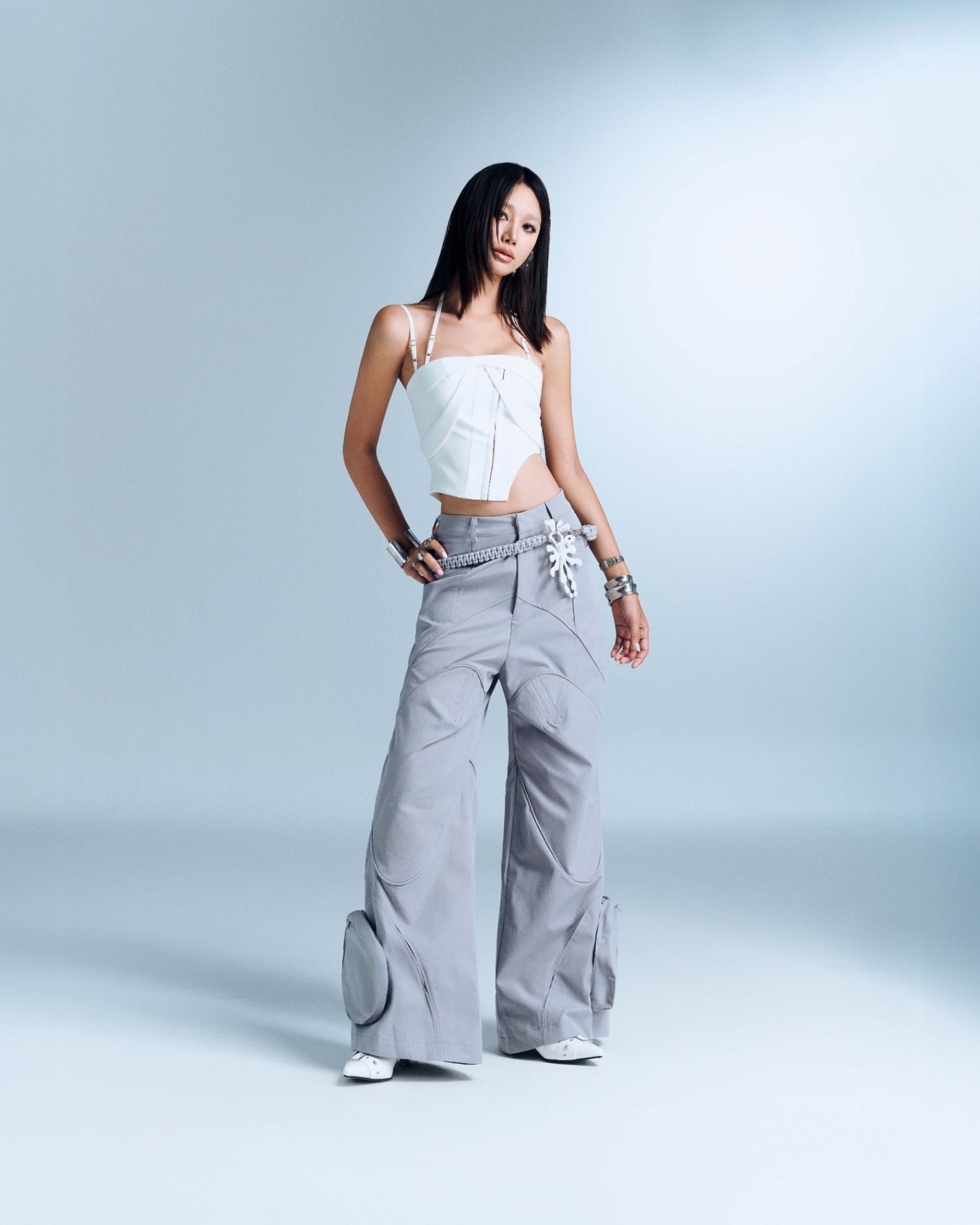 Bunny Hill Prism Pants - Light Grey (Pre-order)