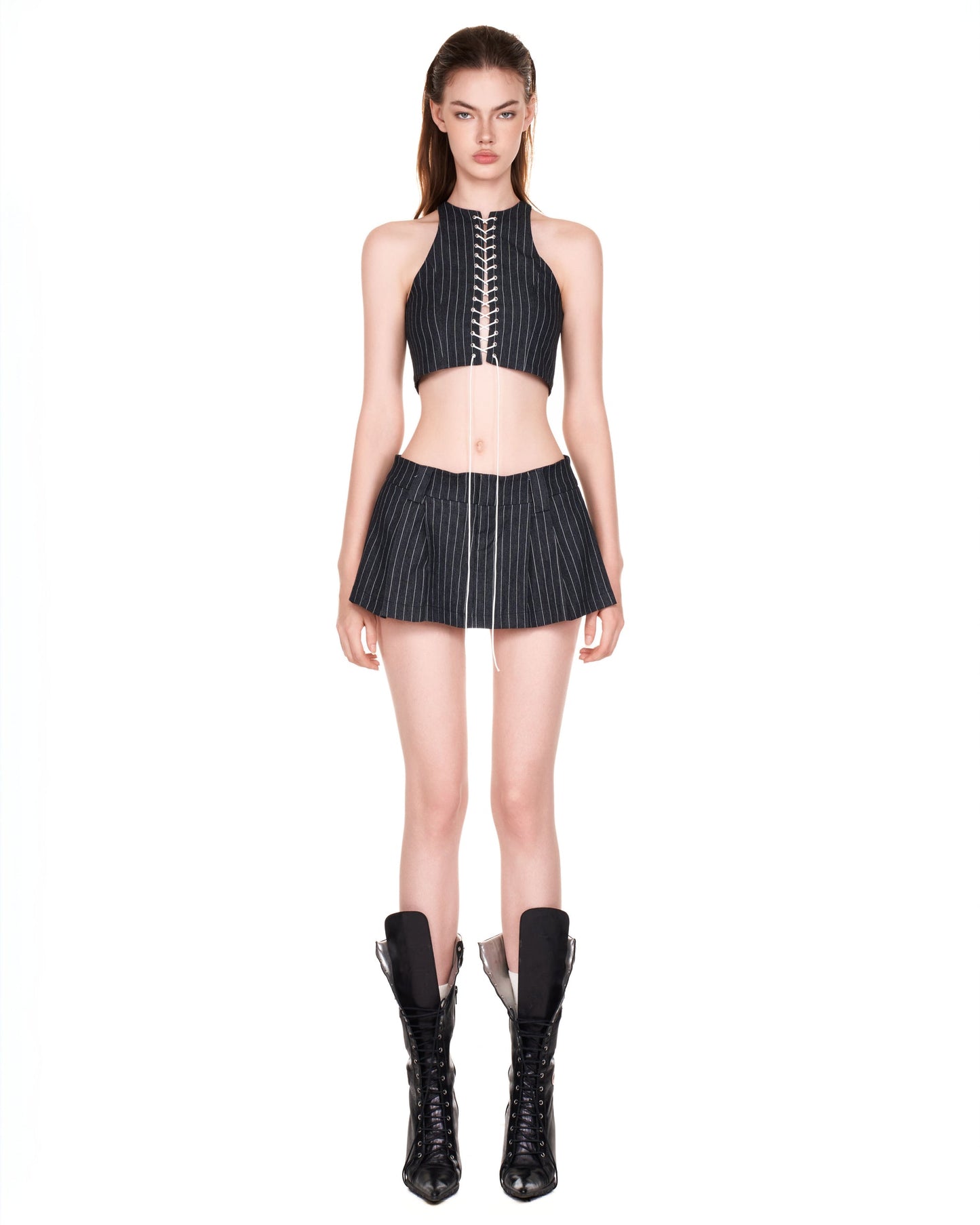 Push Push Pushie Striped Corset