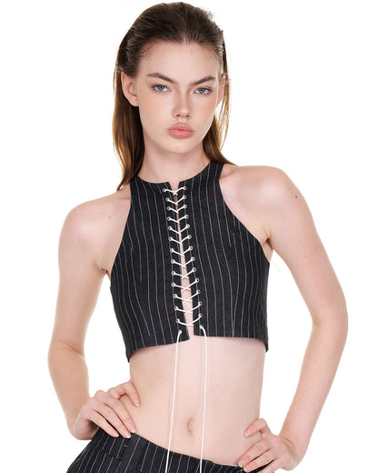Push Push Pushie Striped Corset