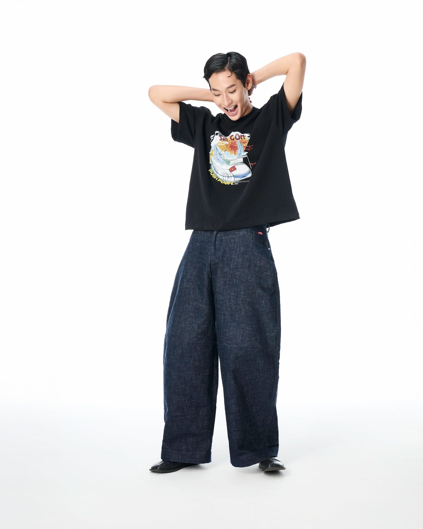 Push Push Pushline Sgn T-Shirt (Boxy Fit) (Pre-order)