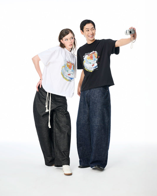 Push Push Pushline Sgn T-Shirt (Boxy Fit) (Pre-order)