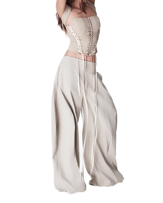 Bunny Hill Panacea Top (Beige) (Pre-order) - Em Clothing