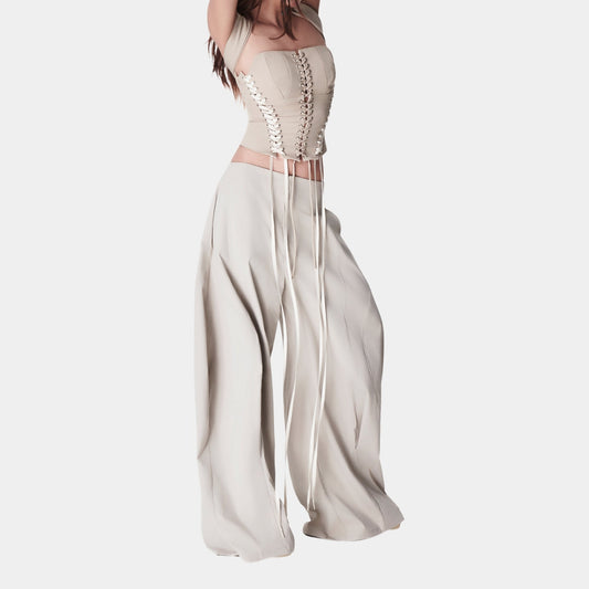 Bunny Hill Panacea Top (Beige) (Pre-order) - Em Clothing