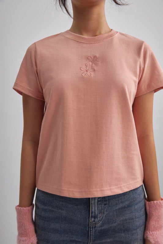 Libe Peach Regular Fit T-Shirt (Pre-order)