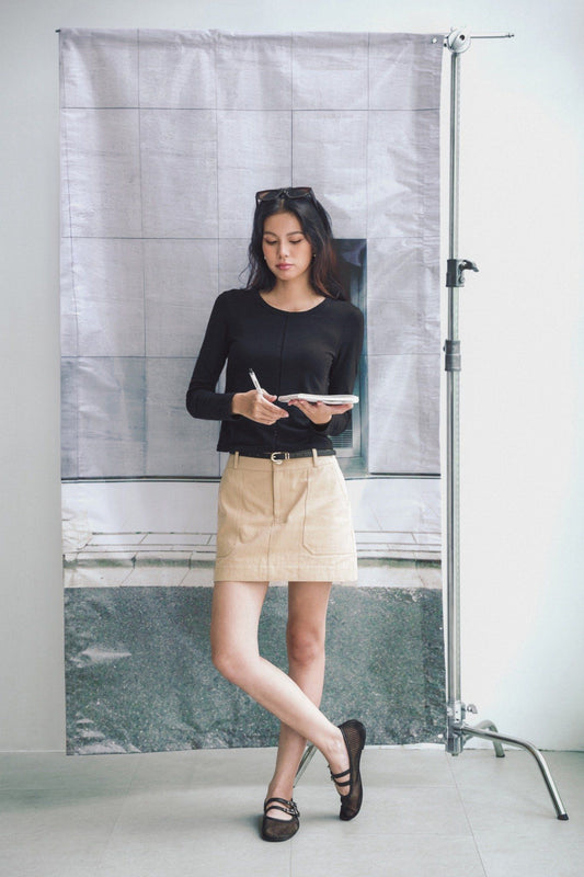 Libe Pencil Mini Skirt (Pre-order)