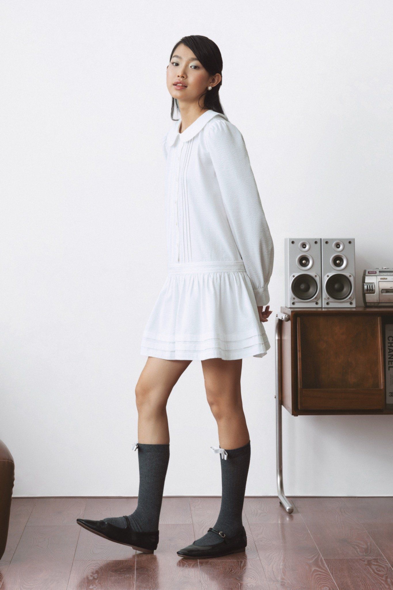Libe Peter Pan Mini Dress (Pre-order)