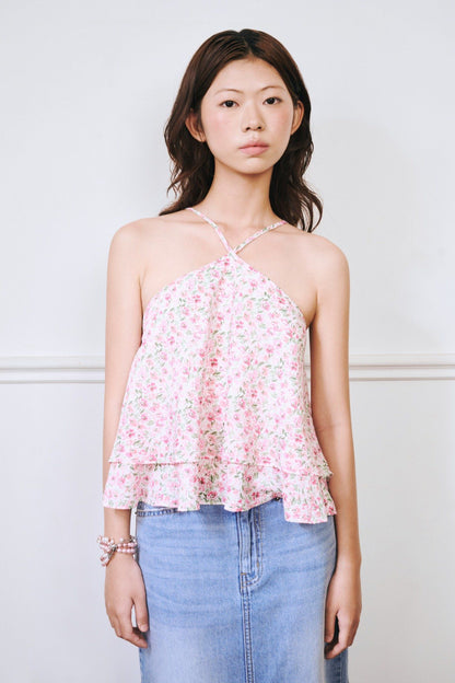 Libe Pink Floral Top (Pre-order)