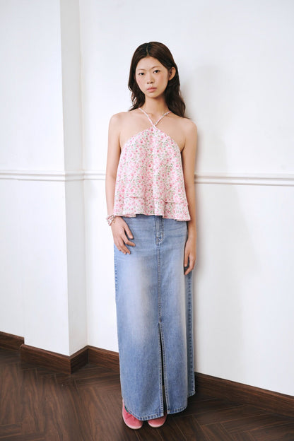 Libe Pink Floral Top (Pre-order)