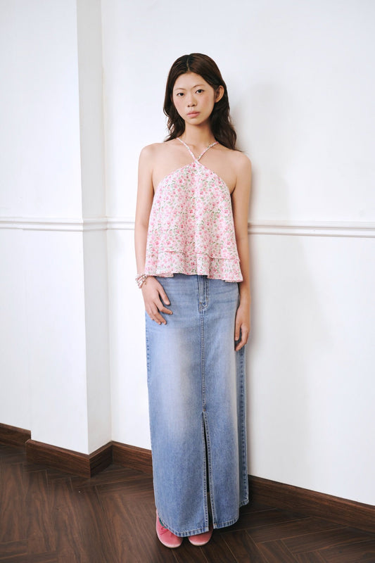Libe Pink Floral Top (Pre-order)