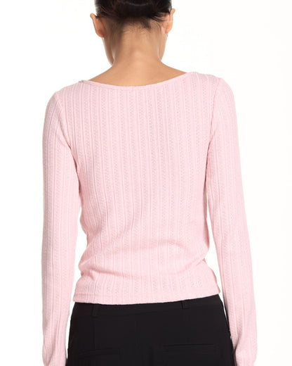 Libe Pink Long Sleeve Top (Pre-order)