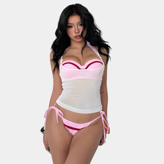 Feiin Pinky Bikini + Top
