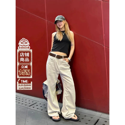 Whose Stone Grey Loose Pleat